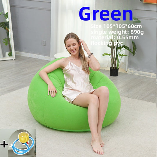 Inflatable Flocking Spherical Sofa