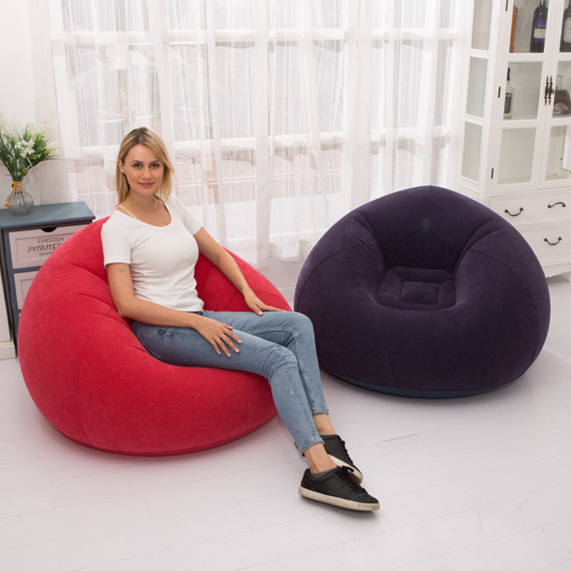 Inflatable Flocking Spherical Sofa