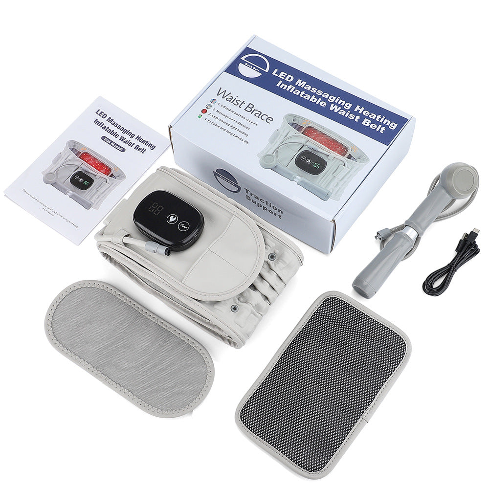Inflatable Heating Massage Waist Support Belt