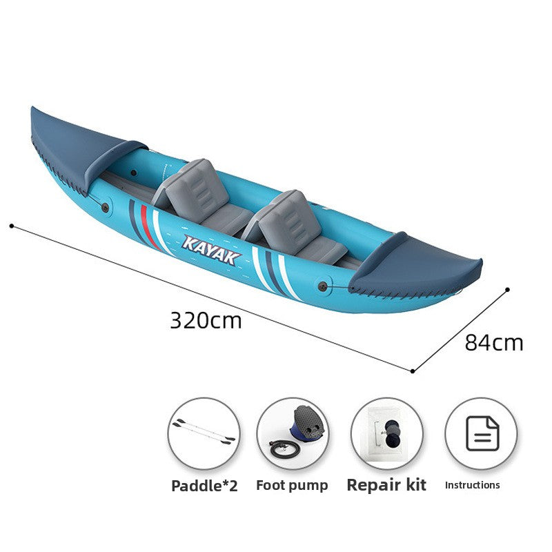 Inflatable Kayak Boat with Adjustable Seats