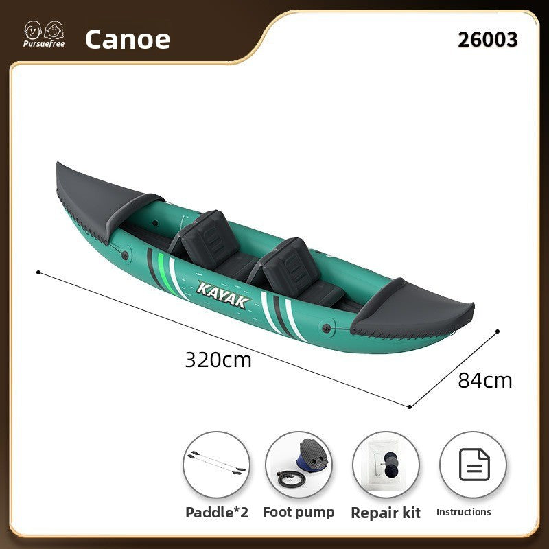 Inflatable Kayak Boat with Adjustable Seats
