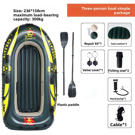 Inflatable Kayak Boat with Adjustable Seats