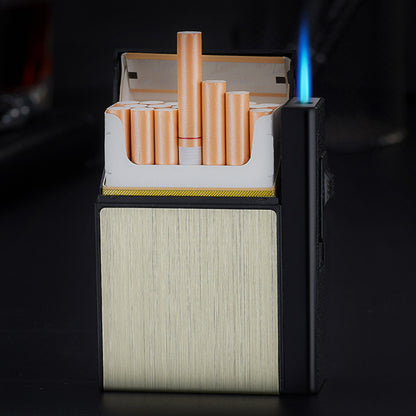 Inflatable lighter cigarette box