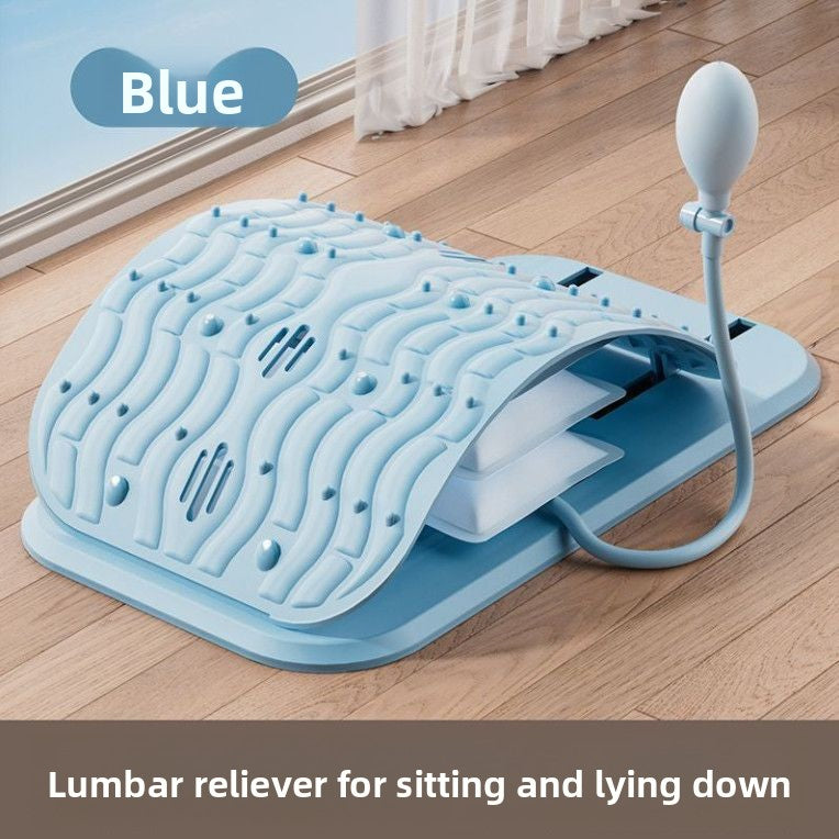 Inflatable Lumbar Reliever, Adjustable Air Bag Waist Support Plate to Relieve Lumbar Disc and Waist Stretching Artifact Wholesale