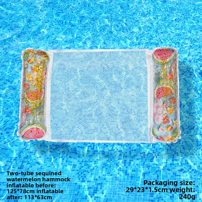 Inflatable Mesh Floating Bed Portable Lounge Chair