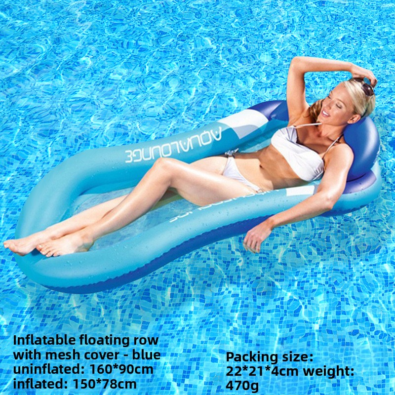 Inflatable Mesh Floating Bed Portable Lounge Chair