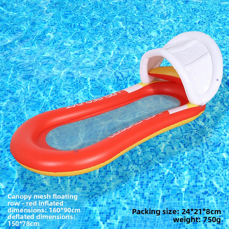 Inflatable Mesh Floating Bed Portable Lounge Chair