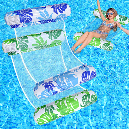 Inflatable Mesh Floating Raft Lounge Bed