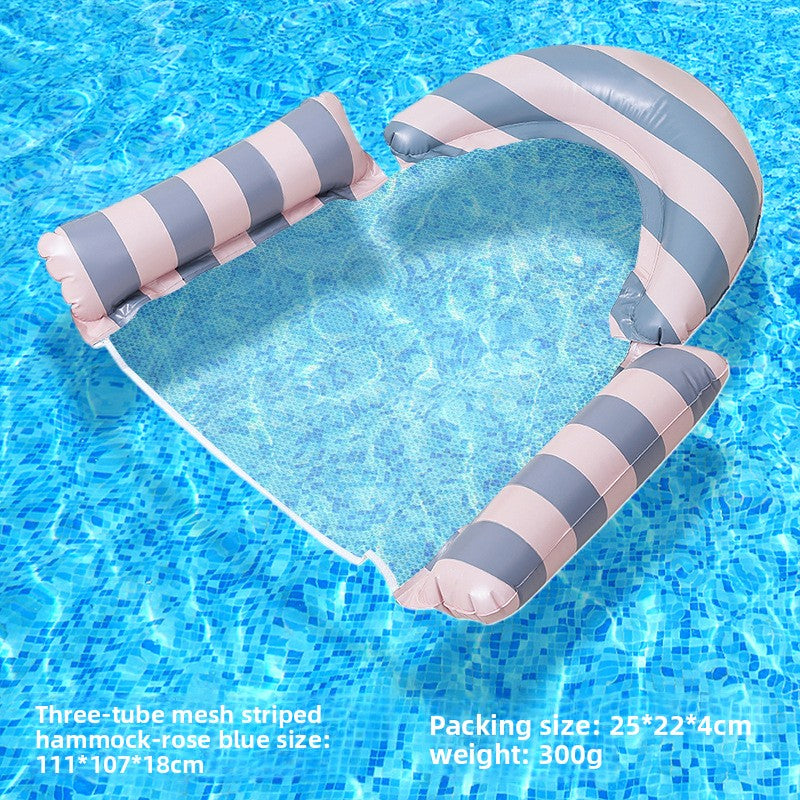 Inflatable Mesh Floating Raft Lounge Bed