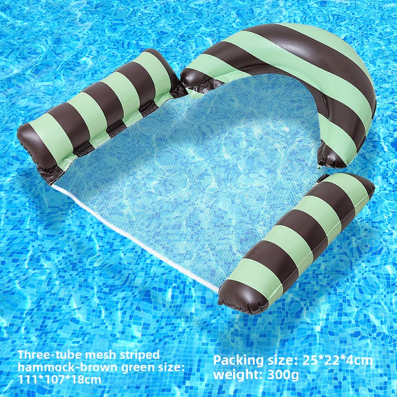 Inflatable Mesh Floating Raft Lounge Bed