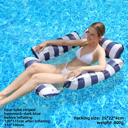 Inflatable Mesh Floating Raft Lounge Bed