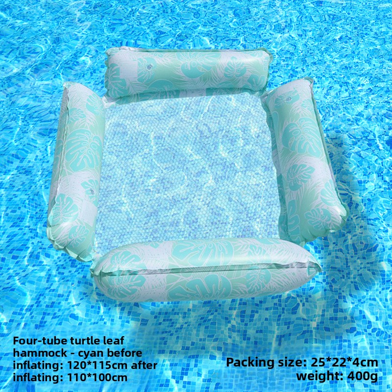 Inflatable Mesh Floating Raft Lounge Bed