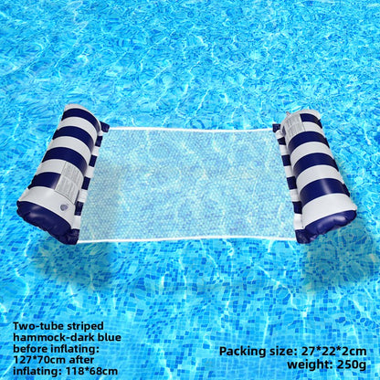 Inflatable Mesh Floating Raft Lounge Bed