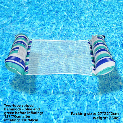 Inflatable Mesh Floating Raft Lounge Bed
