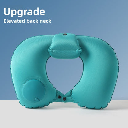 Inflatable neck pillow
