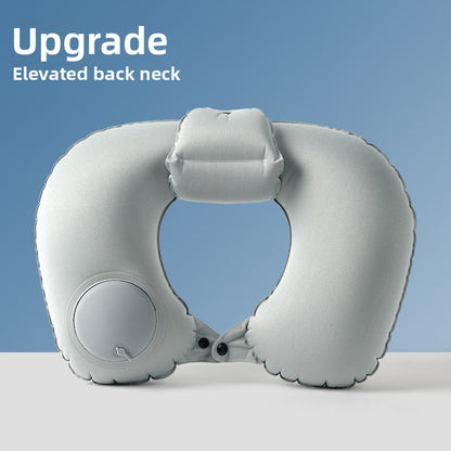 Inflatable neck pillow