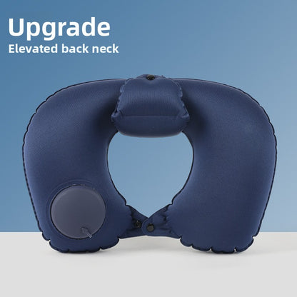 Inflatable neck pillow
