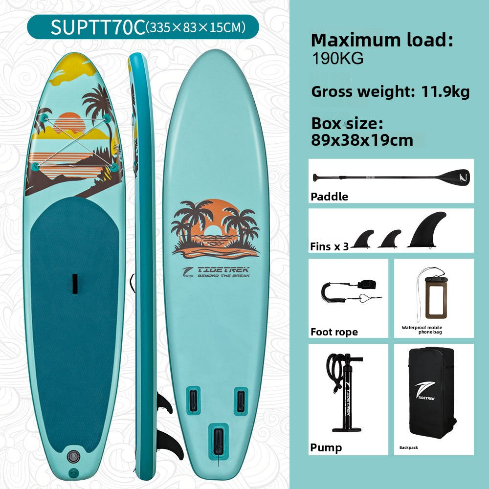 Inflatable paddle board surfboard