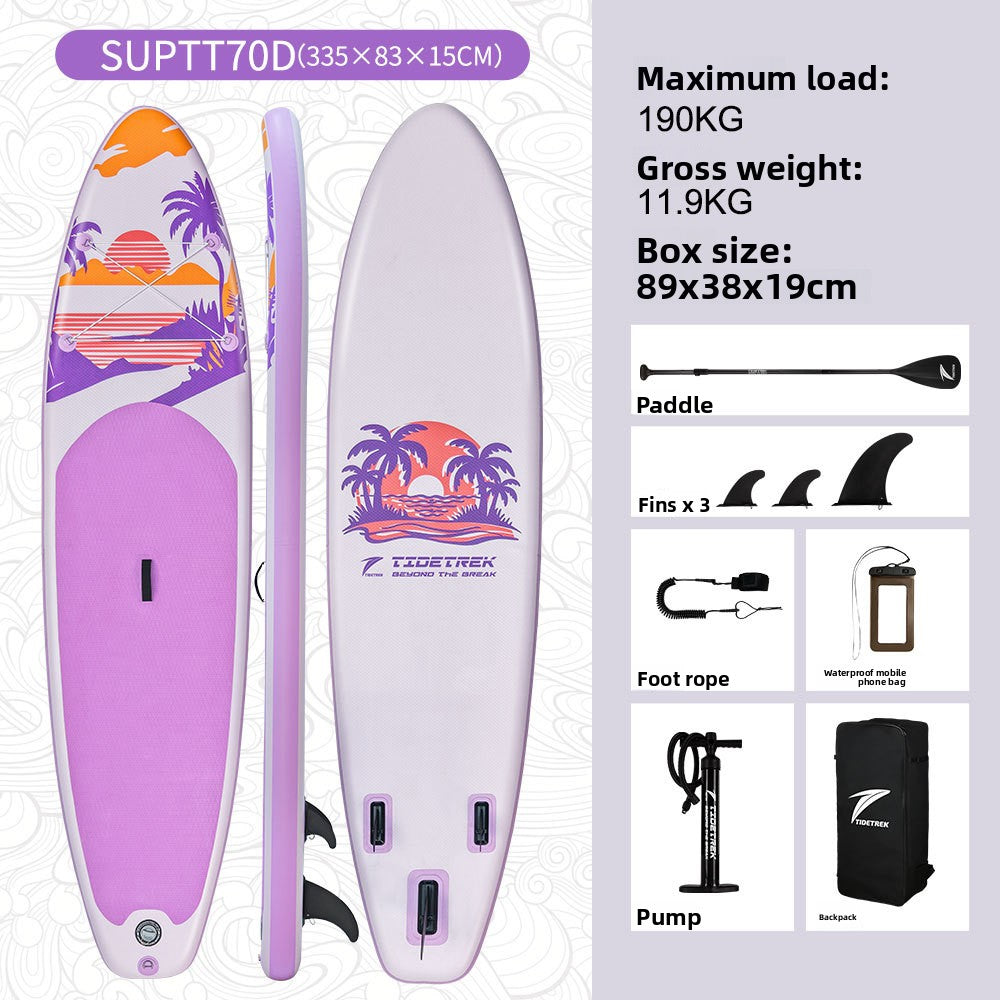 Inflatable paddle board surfboard