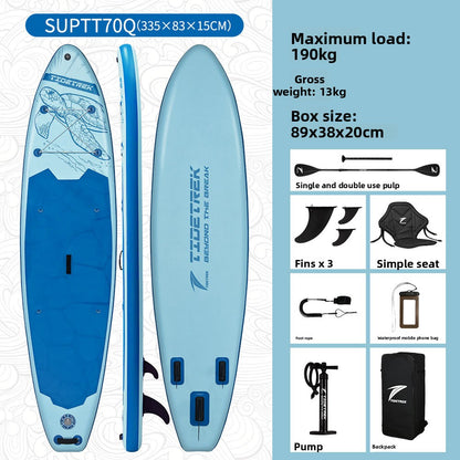 Inflatable paddle board surfboard