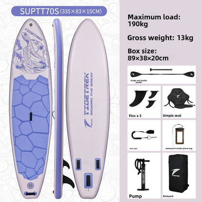 Inflatable paddle board surfboard
