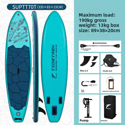 Inflatable paddle board surfboard