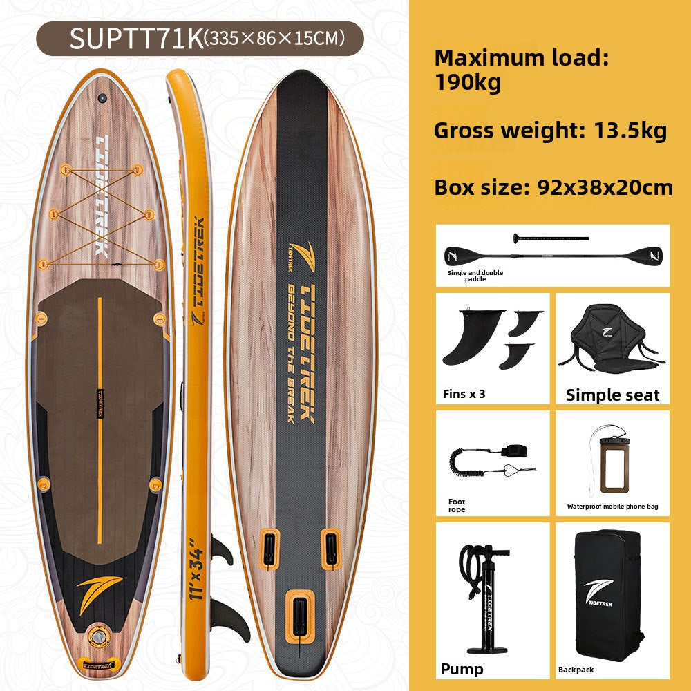 Inflatable paddle board surfboard