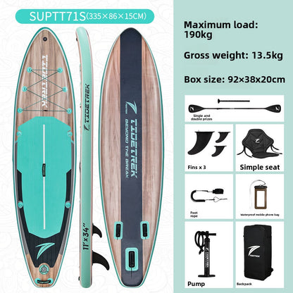 Inflatable paddle board surfboard