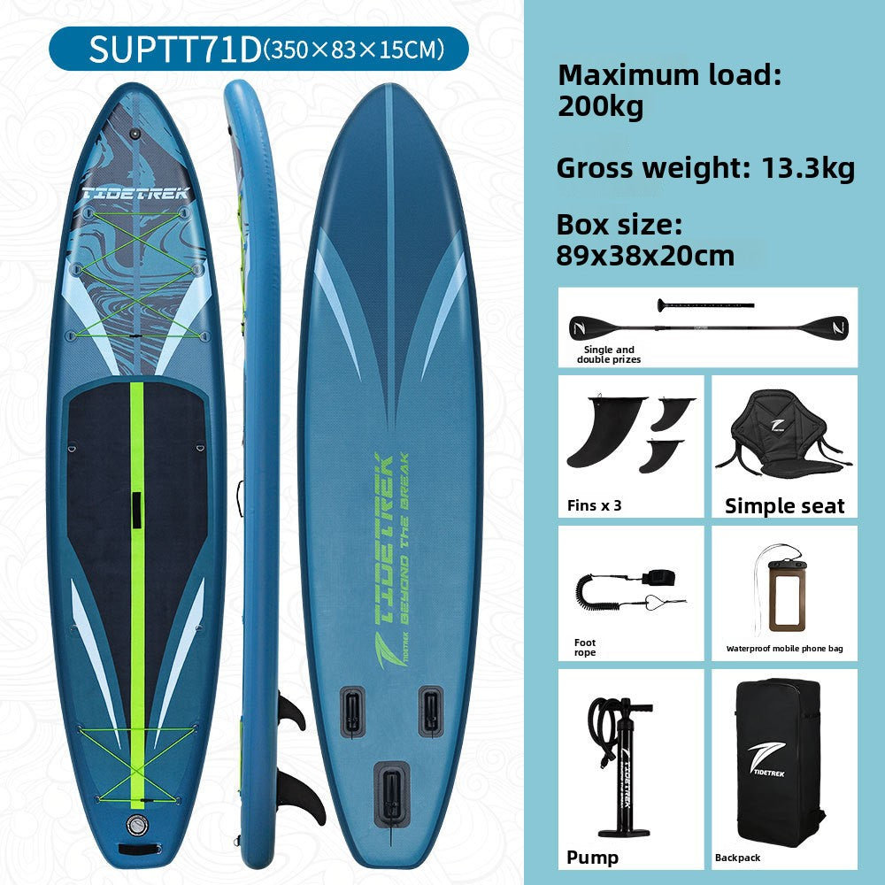 Inflatable paddle board surfboard