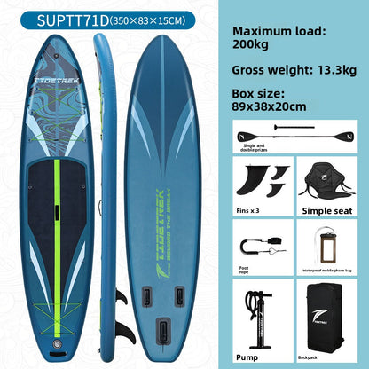 Inflatable paddle board surfboard