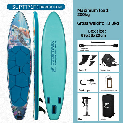 Inflatable paddle board surfboard