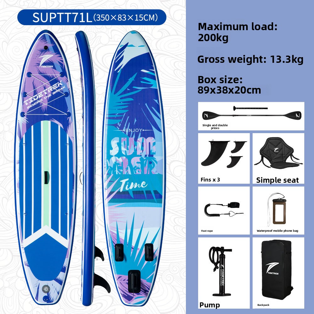 Inflatable paddle board surfboard