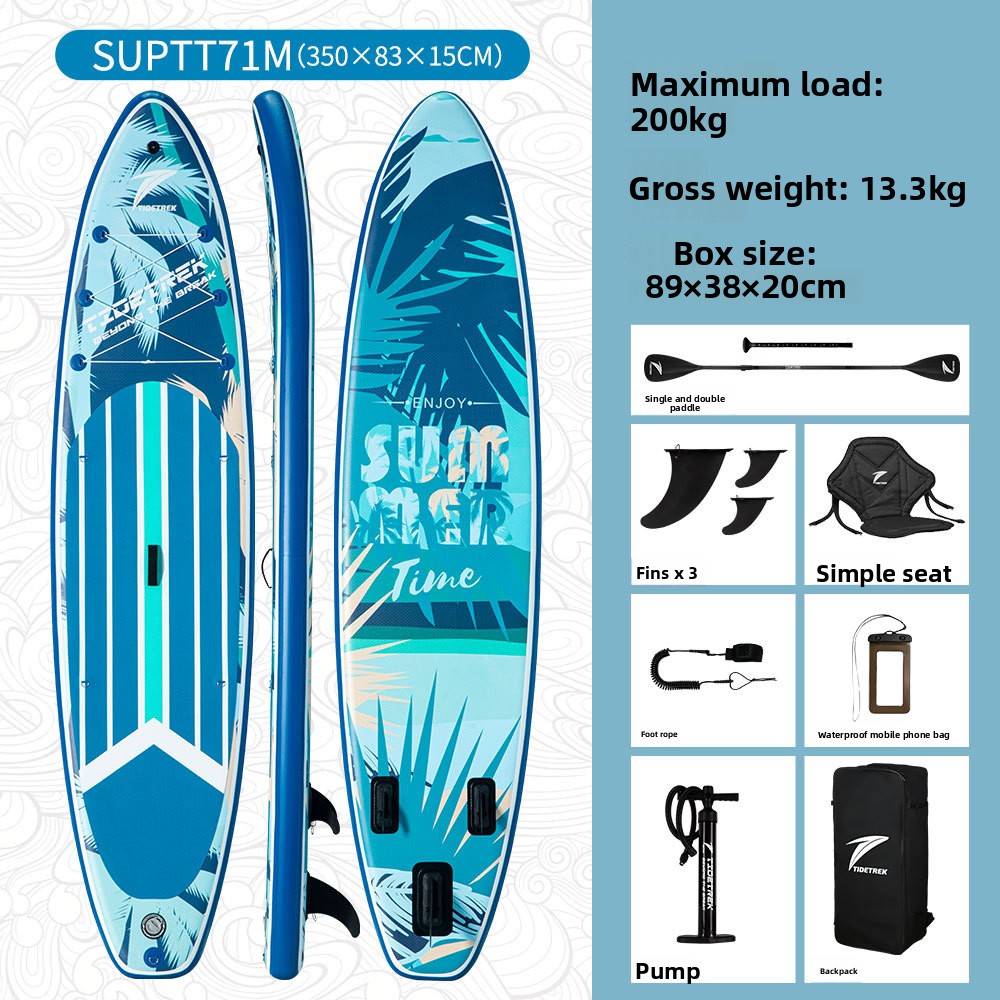 Inflatable paddle board surfboard
