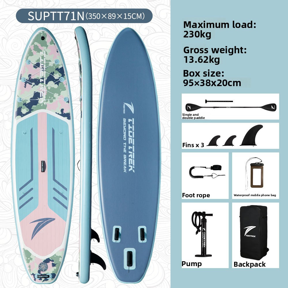 Inflatable paddle board surfboard