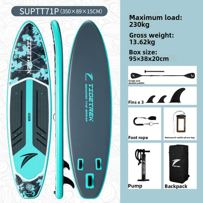 Inflatable paddle board surfboard