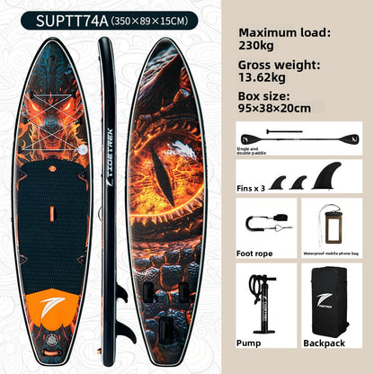 Inflatable paddle board surfboard