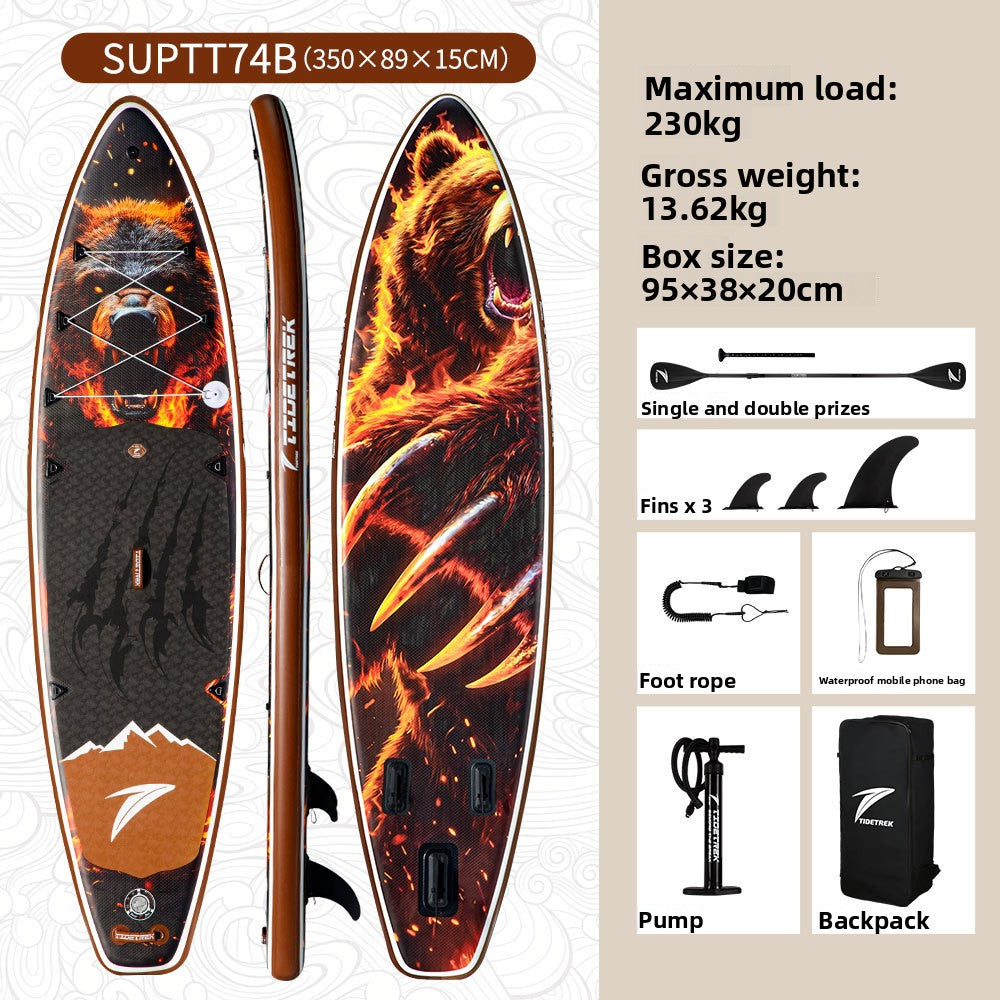 Inflatable paddle board surfboard