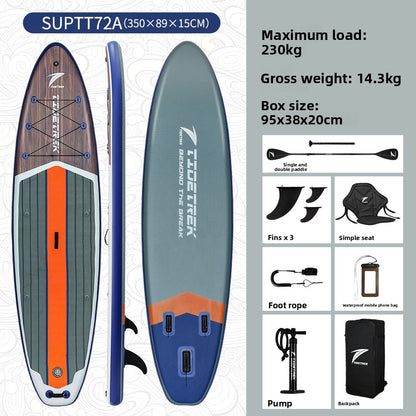 Inflatable paddle board surfboard