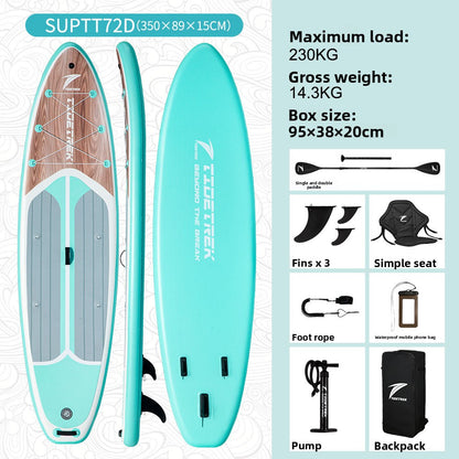 Inflatable paddle board surfboard