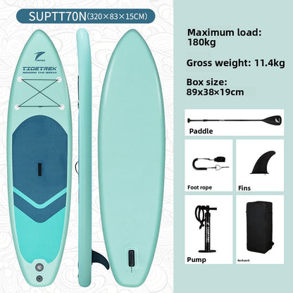 Inflatable paddle board surfboard
