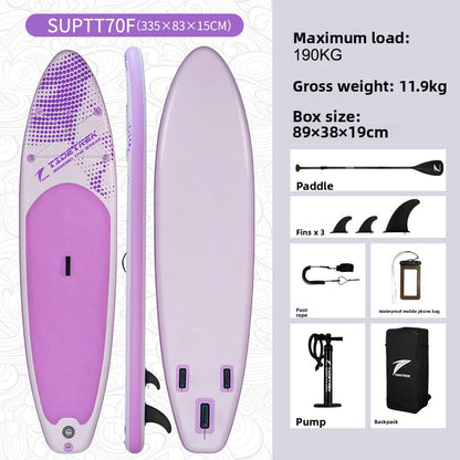 Inflatable paddle board surfboard