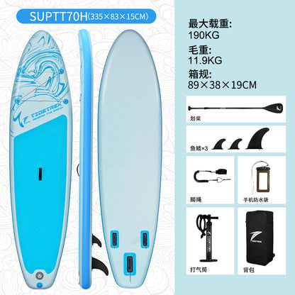 Inflatable paddle board surfboard