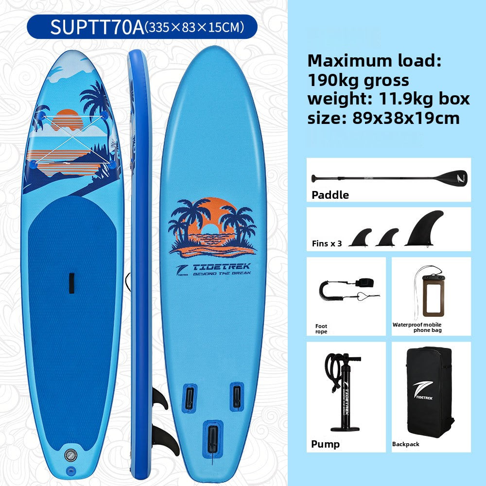Inflatable paddle board surfboard