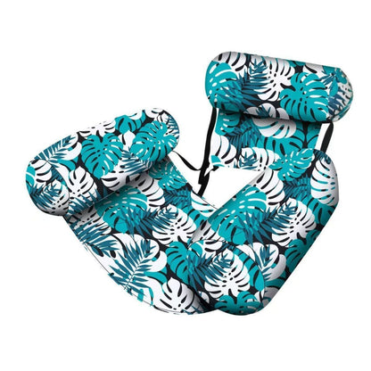 Inflatable pool lounge chair