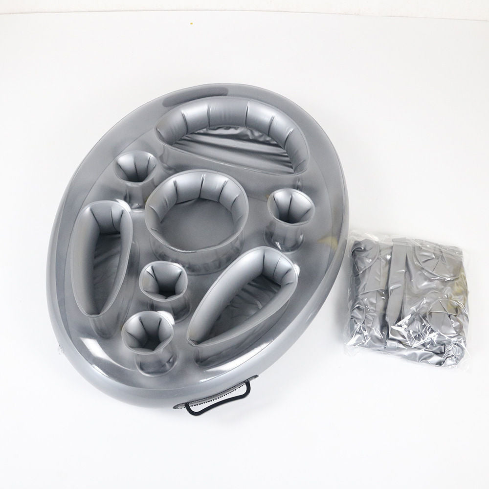 Inflatable PVC Drink Cup Holder Pool Tray