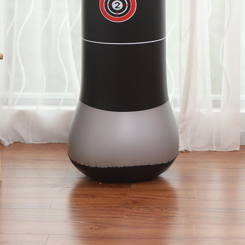 Inflatable standing boxing pillar figure