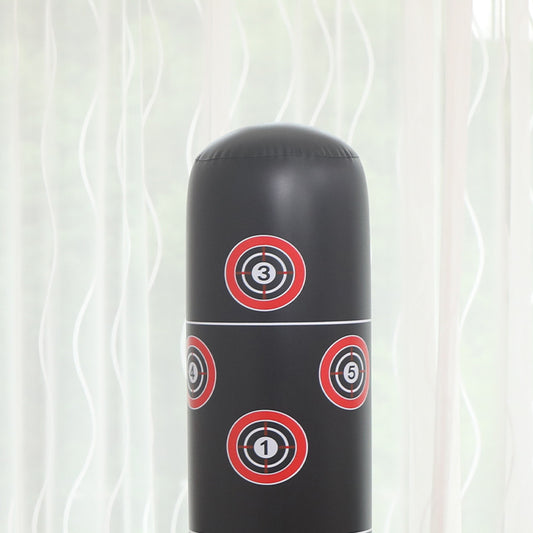 Inflatable standing boxing pillar figure