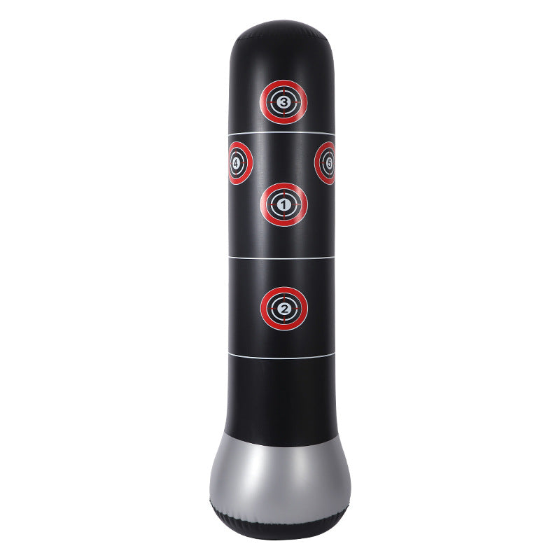 Inflatable standing boxing pillar figure