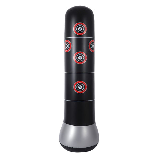 Inflatable standing boxing pillar figure