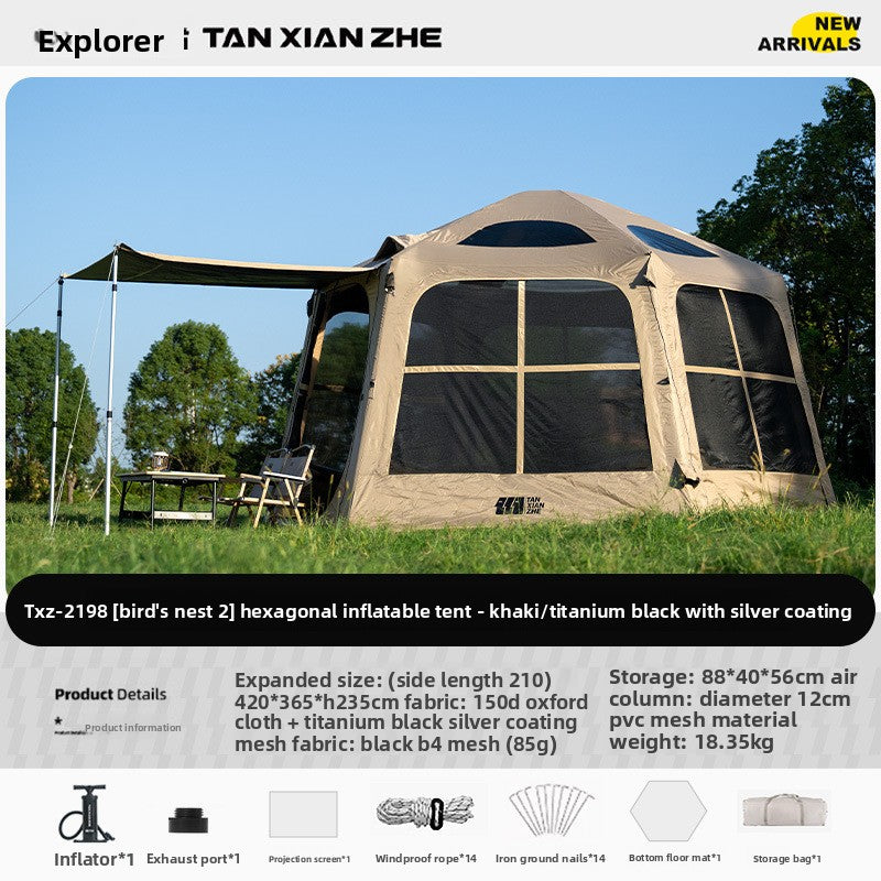 Inflatable SUV Rear Camping Tent